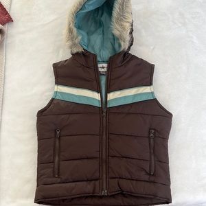 Brown Puffer Vest